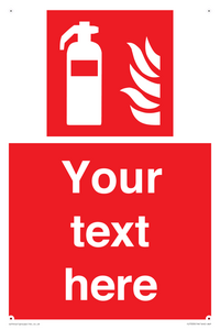 Custom Fire extinguisher Sign